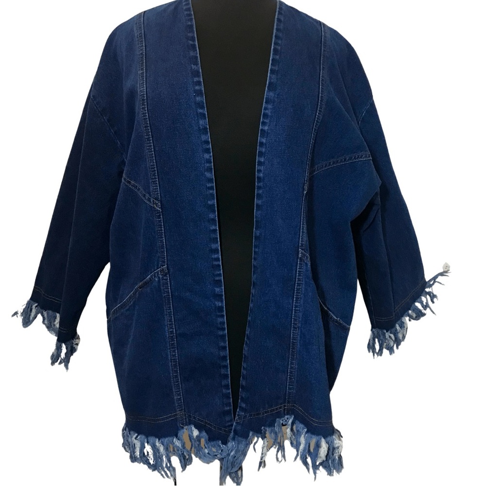A.C. Clothing  vintage denim jacket size Large